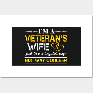 I'm veteran's wife just like a regular wife Posters and Art